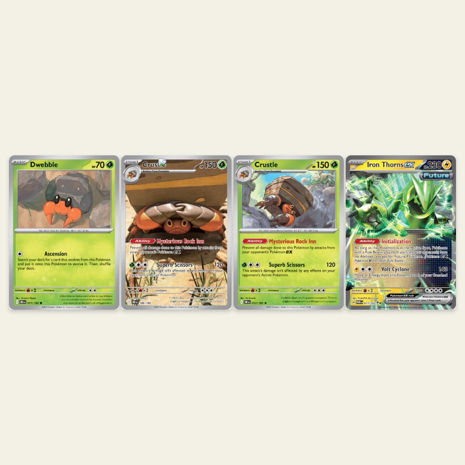 Crustle with Iron Thorns ex is the NEWEST WALL DECK! - Pokemon TCG Deck List + Matches